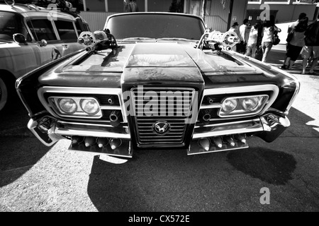 CULVER CITY, CA - AUG 10 : Célèbre Green Hornet voiture sur film studio lot à Culver City, CA le 10 août 2012. Banque D'Images