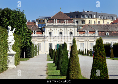 Palais du Belvédère inférieur Vienne Autriche Europe Banque D'Images