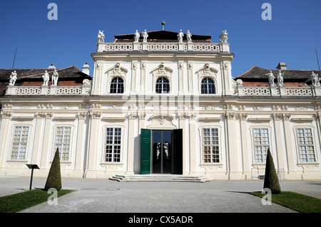 Palais du Belvédère inférieur Vienne Autriche Europe Banque D'Images