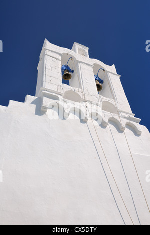 Beffroi sur île grecque de Sifnos Banque D'Images