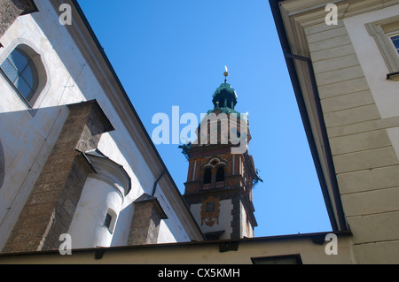 L'Autriche, de Hall en Tyrol. Église des Jésuites Banque D'Images