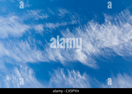 Soir nuages sur Exmoor Banque D'Images