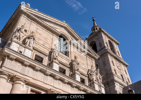 Détail de l'église de la Real Monasterio del Escorial Banque D'Images