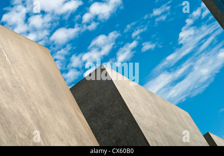 Résumé détail de l'Holocaust Memorial à Berlin, Allemagne Banque D'Images