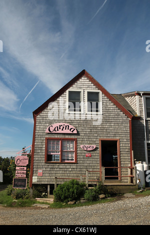 Carina, épicerie et traiteur sur île Monhegan, Maine Banque D'Images