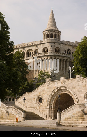 Elk190-1146v Hongrie, Budapest, Buda, la colline du château, du Bastion des pêcheurs, 1905, les fortifications Banque D'Images