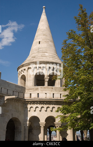 Elk190-1150v Hongrie, Budapest, Buda, la colline du château, du Bastion des pêcheurs, 1905, les fortifications Banque D'Images