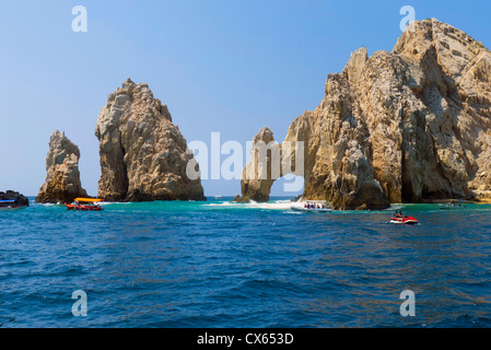 El Arco, l'arche, Cabo San Lucas, Baja, au Mexique Banque D'Images