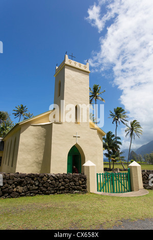 St Philomena, Père Damiens, église, péninsule Kalaupapa Molokai, Hawaï Banque D'Images