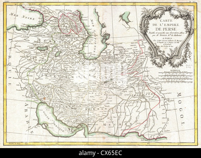 1771 Bonne carte de la Perse (Iran, Iraq, Afghanistan ) Banque D'Images