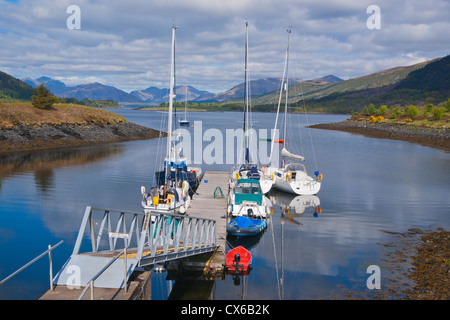 Le Loch Leven, North Ballachulish, pont, région des Highlands, Ecosse Banque D'Images