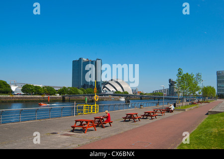 Rivière Clyde, Armadillo, Glasgow, Strathclyde, Écosse Région Banque D'Images