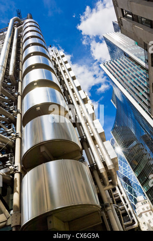 La Lloyd's of London insurance building Ville de Lime Street London UK GB EU Europe Banque D'Images