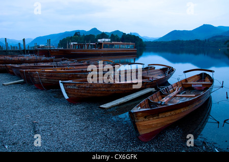 Derwent Water boat station Banque D'Images