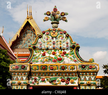 Wat Pho Bangkok Thaïlande Bouddhisme Bouddha en or Banque D'Images