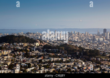 Vue sur San Francisco, California, USA Banque D'Images