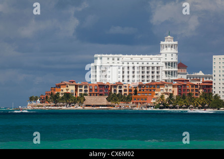 Hotel Riu Palace de Playa Tortugas, Cancun, Mexique Banque D'Images