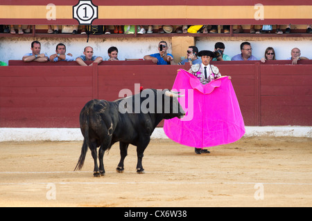 La tauromachie en Espagne. 21 juillet 2012, la Linea de la Concepcion, Espagne. Banque D'Images