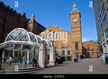 Entrée de la gare de Liverpool Street. Banque D'Images