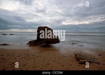 Plage de Westport au crépuscule sur la côte ouest de la péninsule de Kintyre Argyll and Bute, Ecosse Banque D'Images