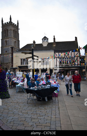 Marché artisanal, Red Lion Square, Stamford, Lincolnshire, Angleterre, Royaume-Uni. Banque D'Images