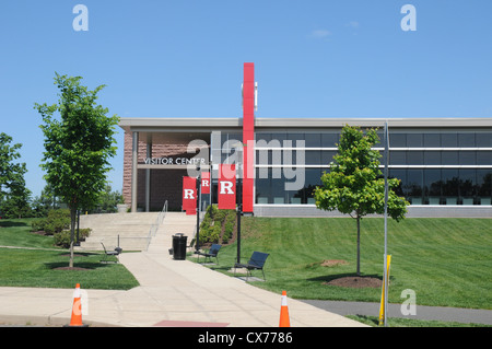 L'université d'État Rutgers visitor center campus busch Banque D'Images