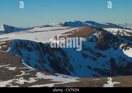 Haut de la Cairngorn mountains dans le parc national de Cairngorm, Ecosse, Royaume-Uni. Banque D'Images