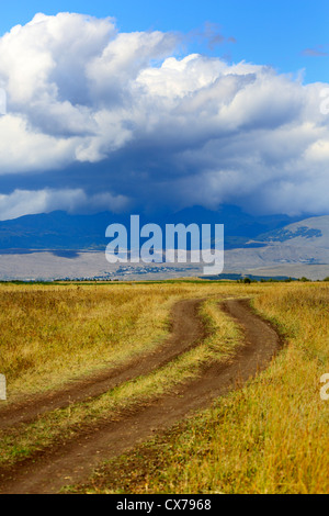 Paysage près de Kumurdo Samtskhe-Javakheti, Géorgie, Banque D'Images