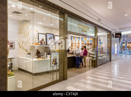 Godiva Chocolatier magasin dans le centre commercial Mall of America, Minneapolis, Minneapolis, Minnesota, USA Banque D'Images