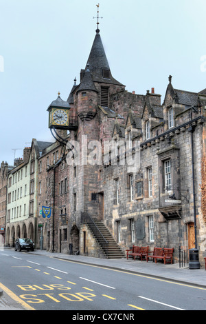 Tolbooth Canongate (1561), Royal Mile, Édimbourg, Écosse, Royaume-Uni Banque D'Images