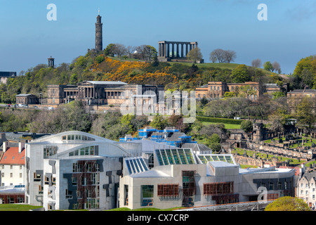 Bâtiment du Parlement écossais, Holyrood, Édimbourg, Écosse, Royaume-Uni Banque D'Images