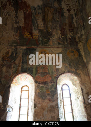 L'intérieur de la cathédrale en plein air la Vierge en monastère de Ghélati Banque D'Images