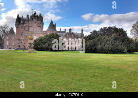 Le Château de Glamis, Angus, Scotland, UK Banque D'Images