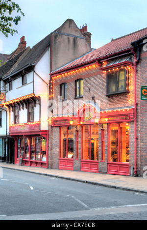 Ruxelles de Coppergate restaurant, York, North Yorkshire, Angleterre, Royaume-Uni Banque D'Images