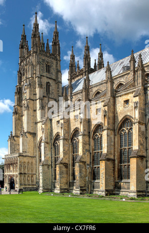 La Cathédrale de Canterbury, Canterbury, Kent, England, UK Banque D'Images