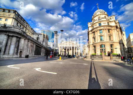 Royal Exchange building, Londres, UK Banque D'Images