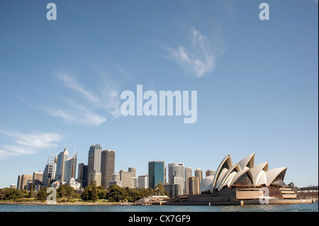 Sydney CBD & Opera House Banque D'Images