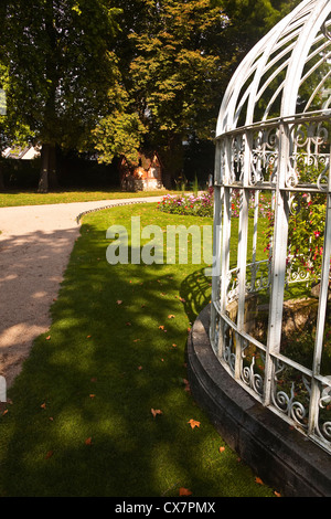 Les jardins botaniqes ou le jardin botanique de Tours, France. Banque D'Images