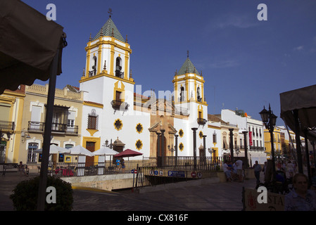 Iglesia del Socorro à Plaza del Socorro à Ronda, Andalousie, espagne. Banque D'Images