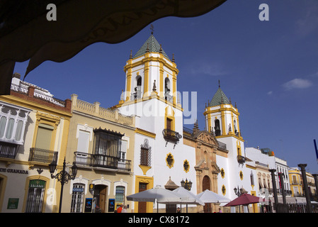 Iglesia del Socorro à Plaza del Socorro à Ronda, Andalousie, espagne. Banque D'Images