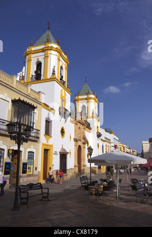 Iglesia del Socorro à Plaza del Socorro à Ronda, Andalousie, espagne. Banque D'Images