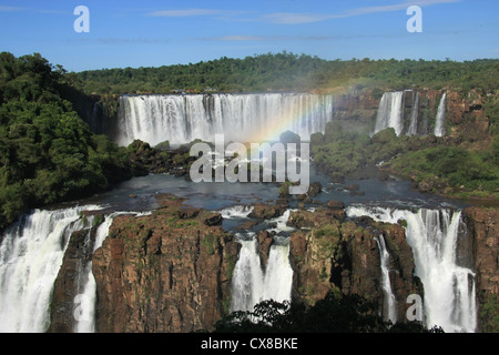 Scenic Iguazu vu du côté brésilien Banque D'Images