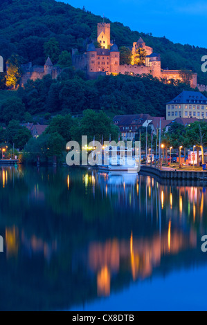 Wertheim, rivière principale, Bade-Wurtemberg, Main-Tauber, Route Romantique, Romantische Strasse, Allemagne Banque D'Images