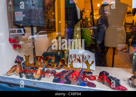 New York, NY, USA, Soho, Vintage Old Clothing Shopping, 'Legacy' Shop sur Sullivan St., Manhattan , Banque D'Images