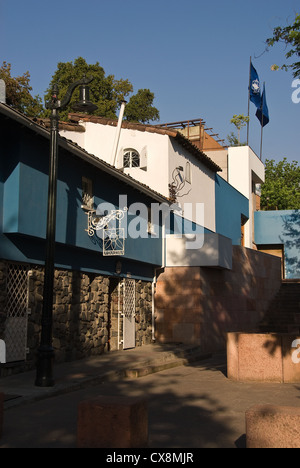 Elk198-1203v Chili, Santiago, Barrio Bellavista, La Chascona, Pablo Neruda accueil Banque D'Images