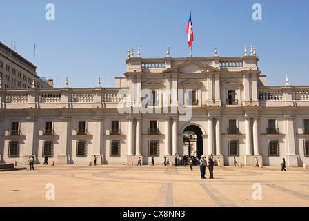 Elk198-1106 Chili, Santiago, Palacio de la Moneda, le palais présidentiel Banque D'Images