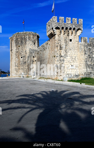 Château Kamerlengo, vieille ville, Trogir, en Dalmatie, Croatie Banque D'Images