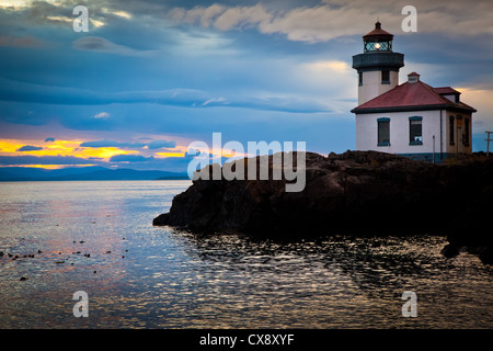 Four à chaux phare sur l'île San Juan, Puerto Rico Banque D'Images