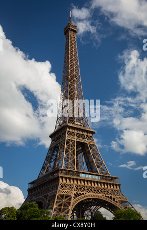 La Tour Eiffel à Paris Banque D'Images