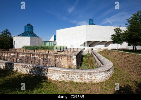 Tours de Fort Thuengen, Musée d'Art Moderne Grand-Duc Jean, Mudam, Plateau du Kirchberg, Luxembourg, Europe Banque D'Images